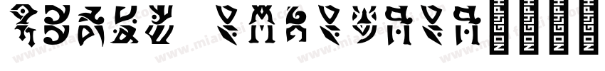 Chasm Extended字体转换